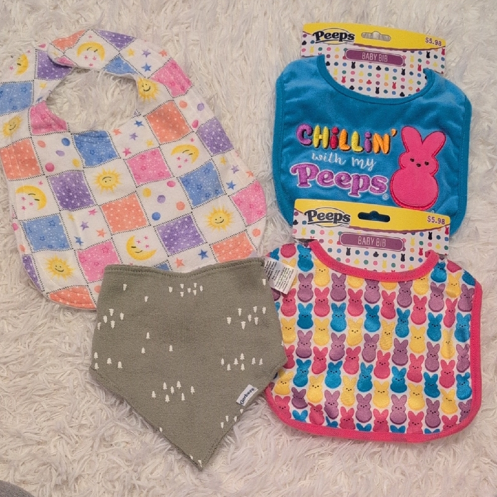 Chillin' Baby Bibs & Assorted Kids Bib Set - Blue, Pink, Multicolor, Olive